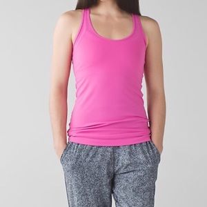Lululemon racerback pink tank